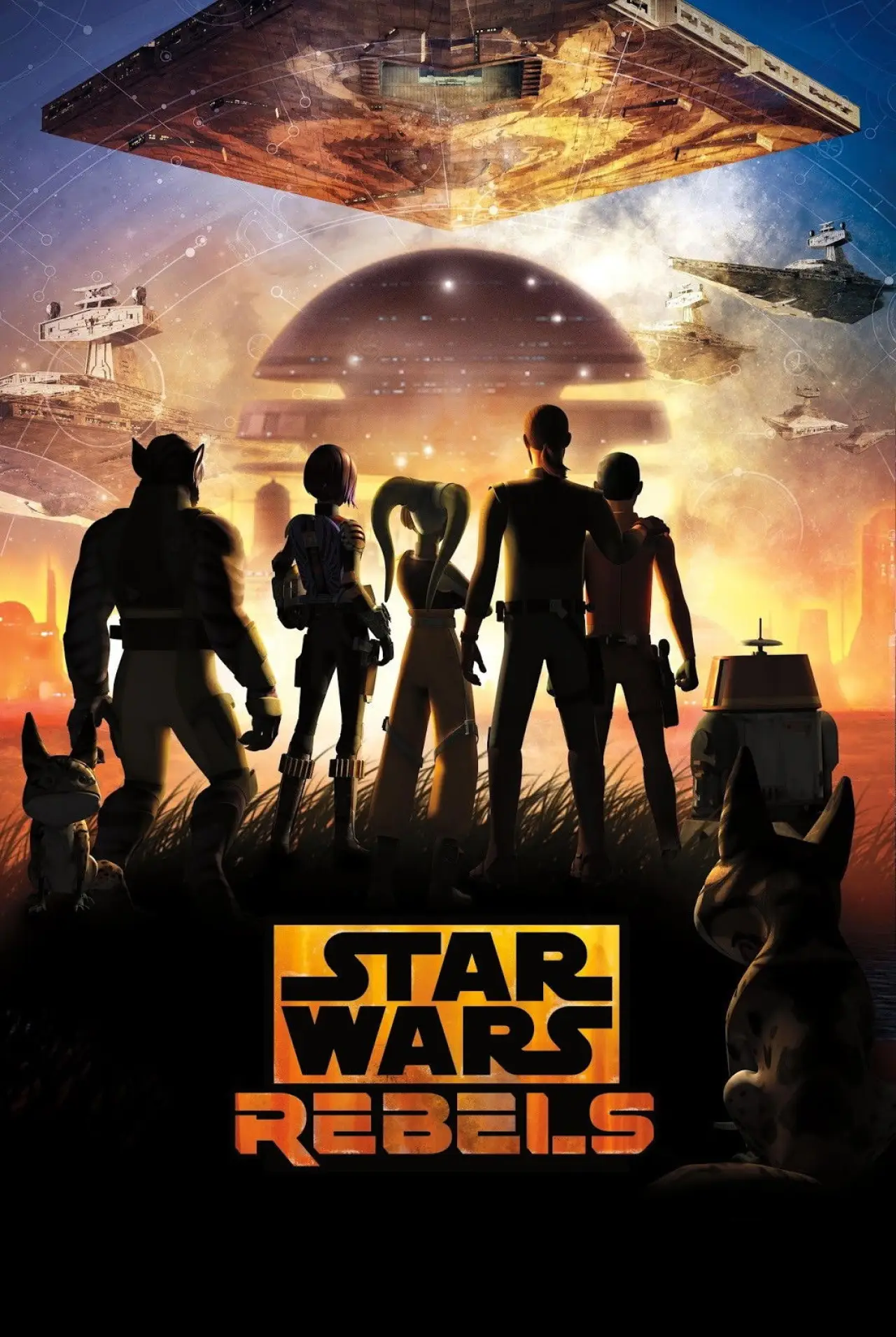 Постер к сериалу "Star Wars Rebels"