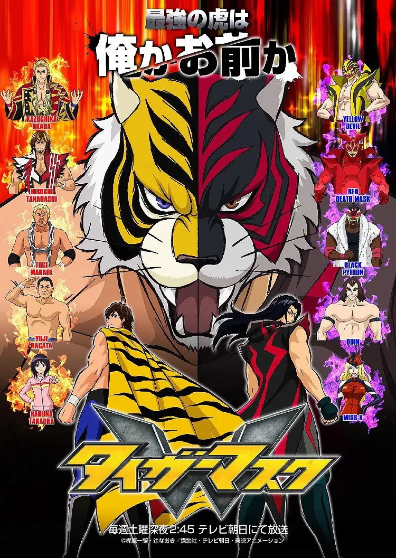 Series poster "Tiger Mask W"
