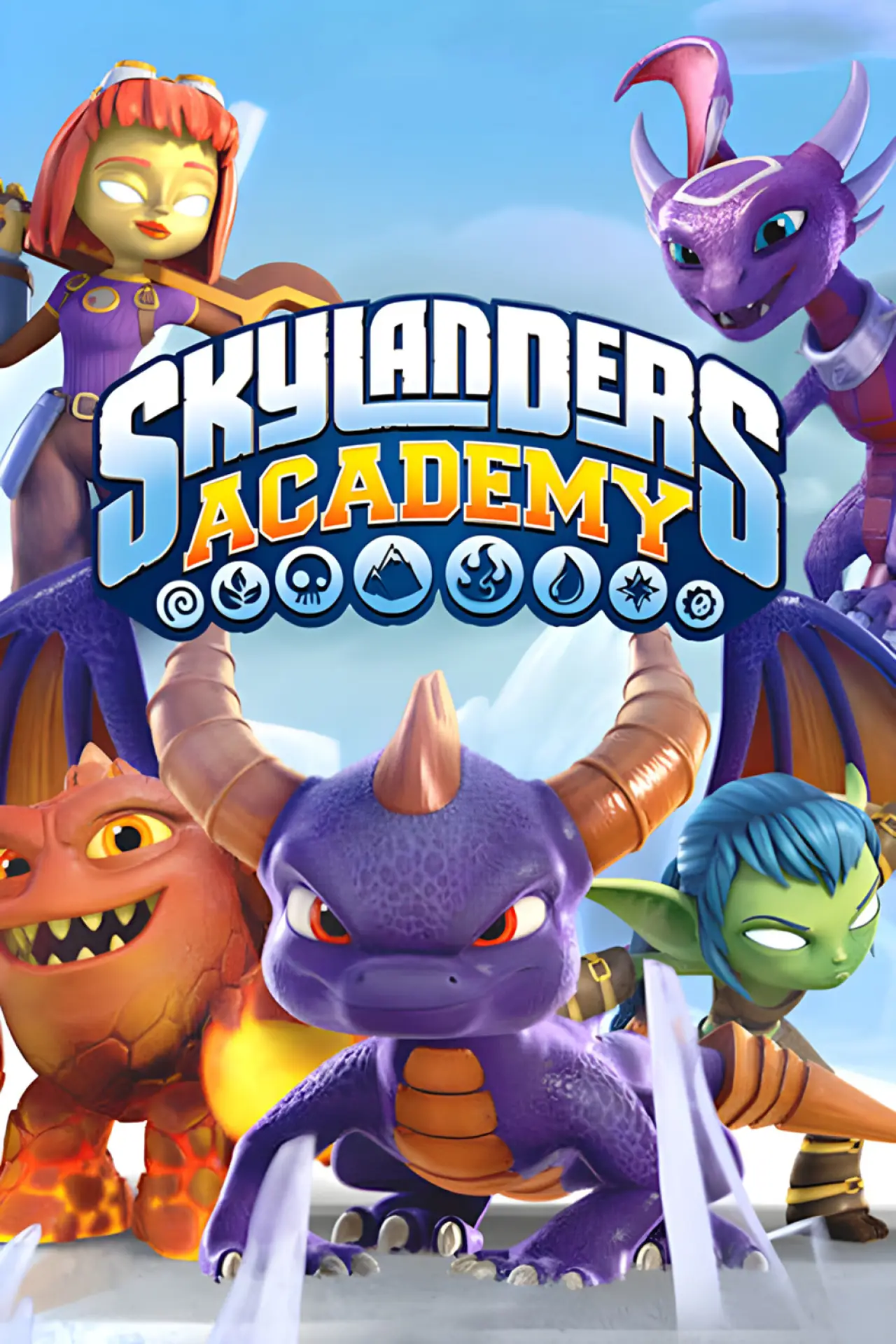 Series poster "Skylanders Academy"
