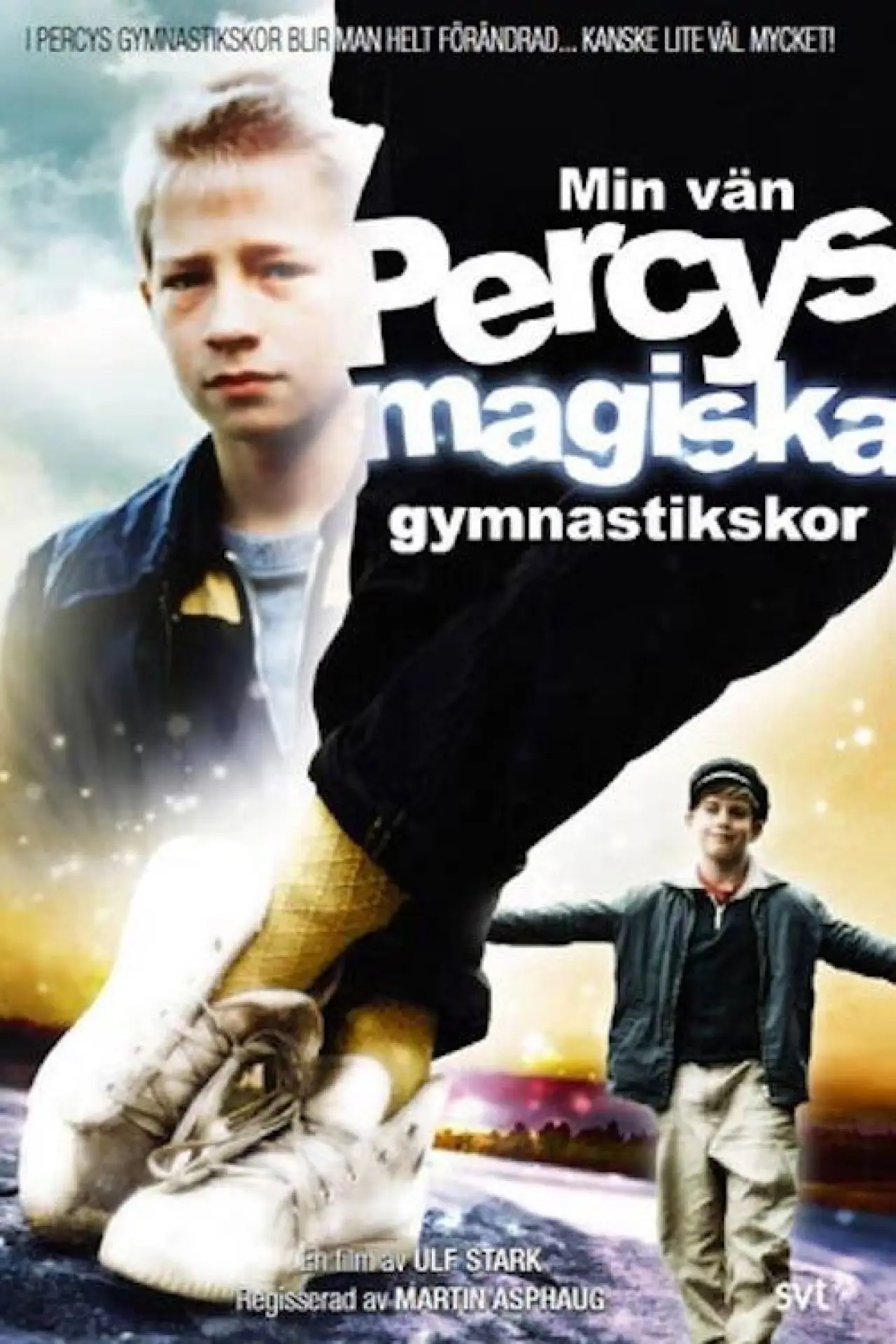Series poster "Min vän Percys magiska gymnastikskor"