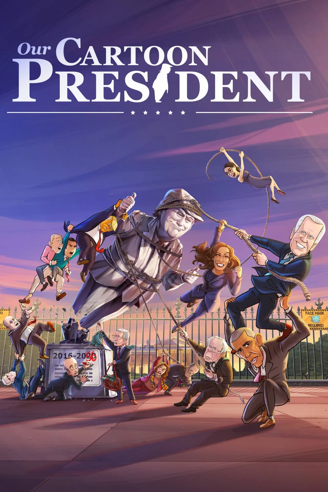 Series poster "Our Cartoon President"
