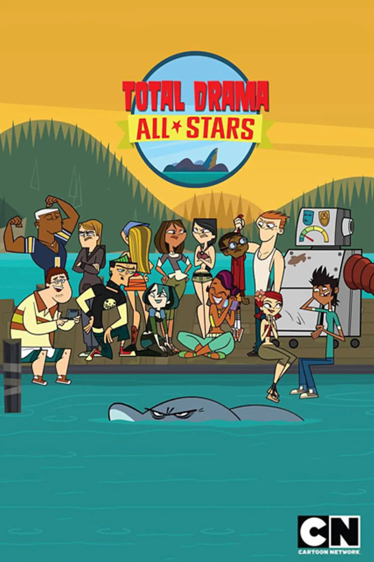 Series poster "Total Drama All-Stars"