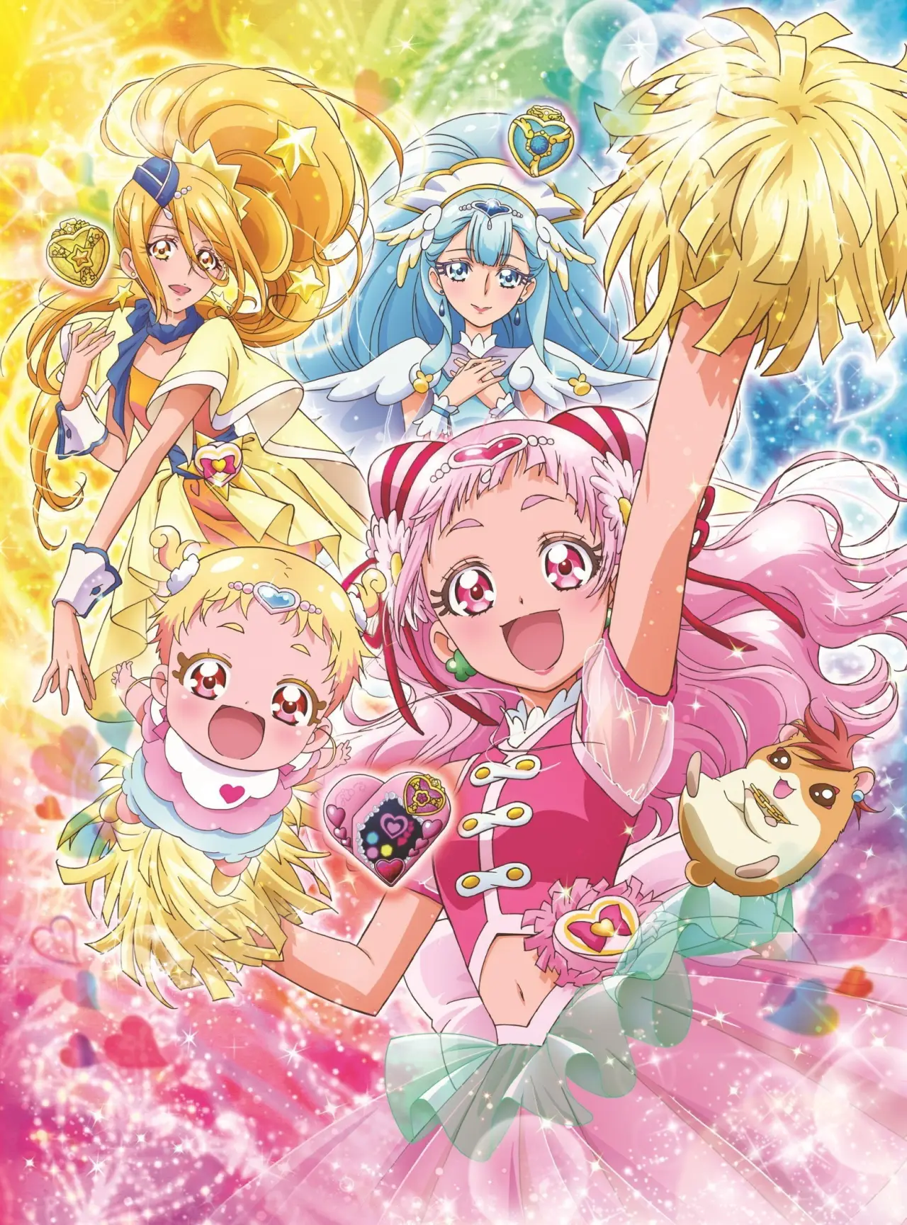 Series poster "HUG! Pretty Cure"