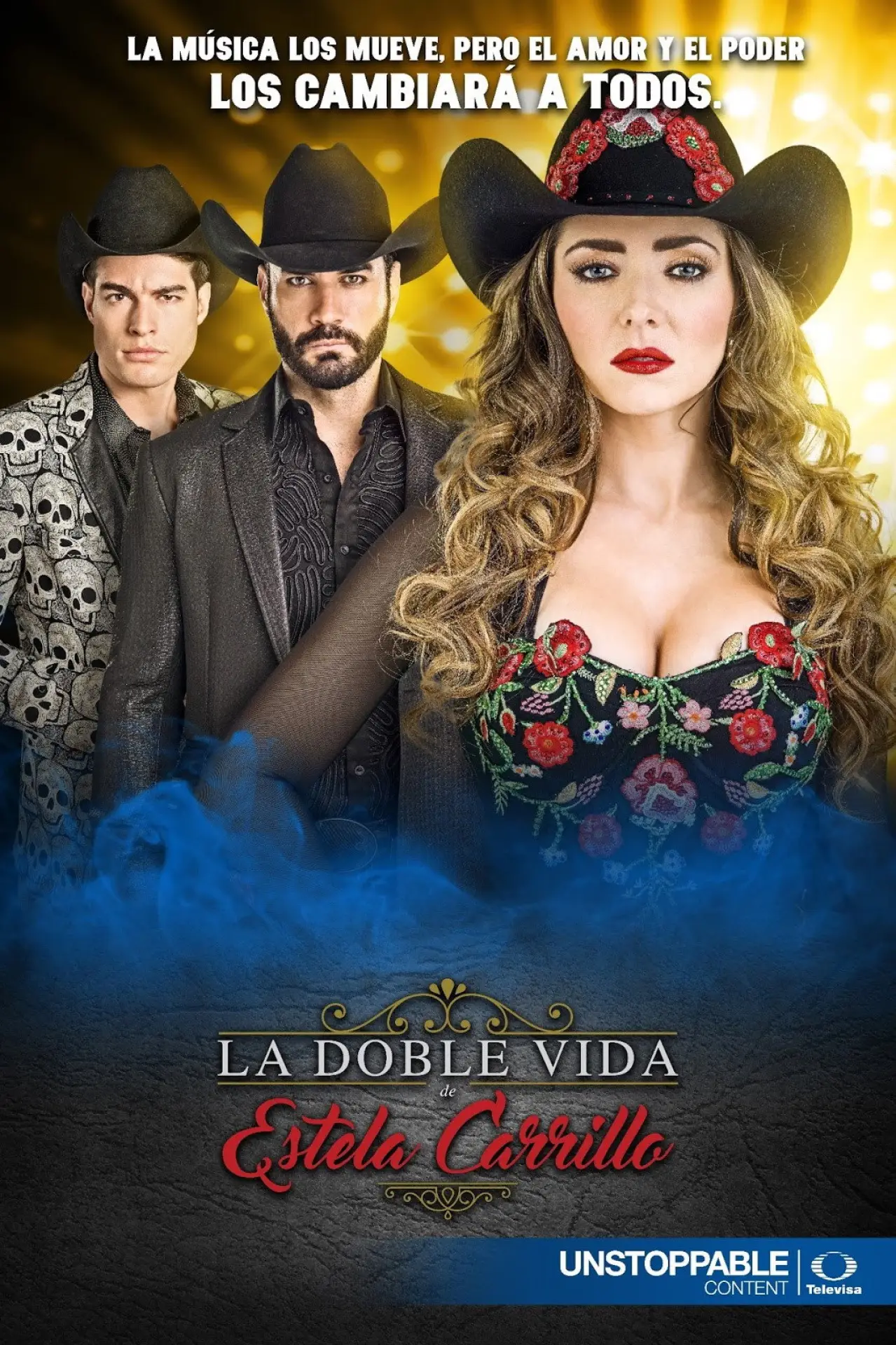 Постер к сериалу "La doble vida de Estela Carrillo"