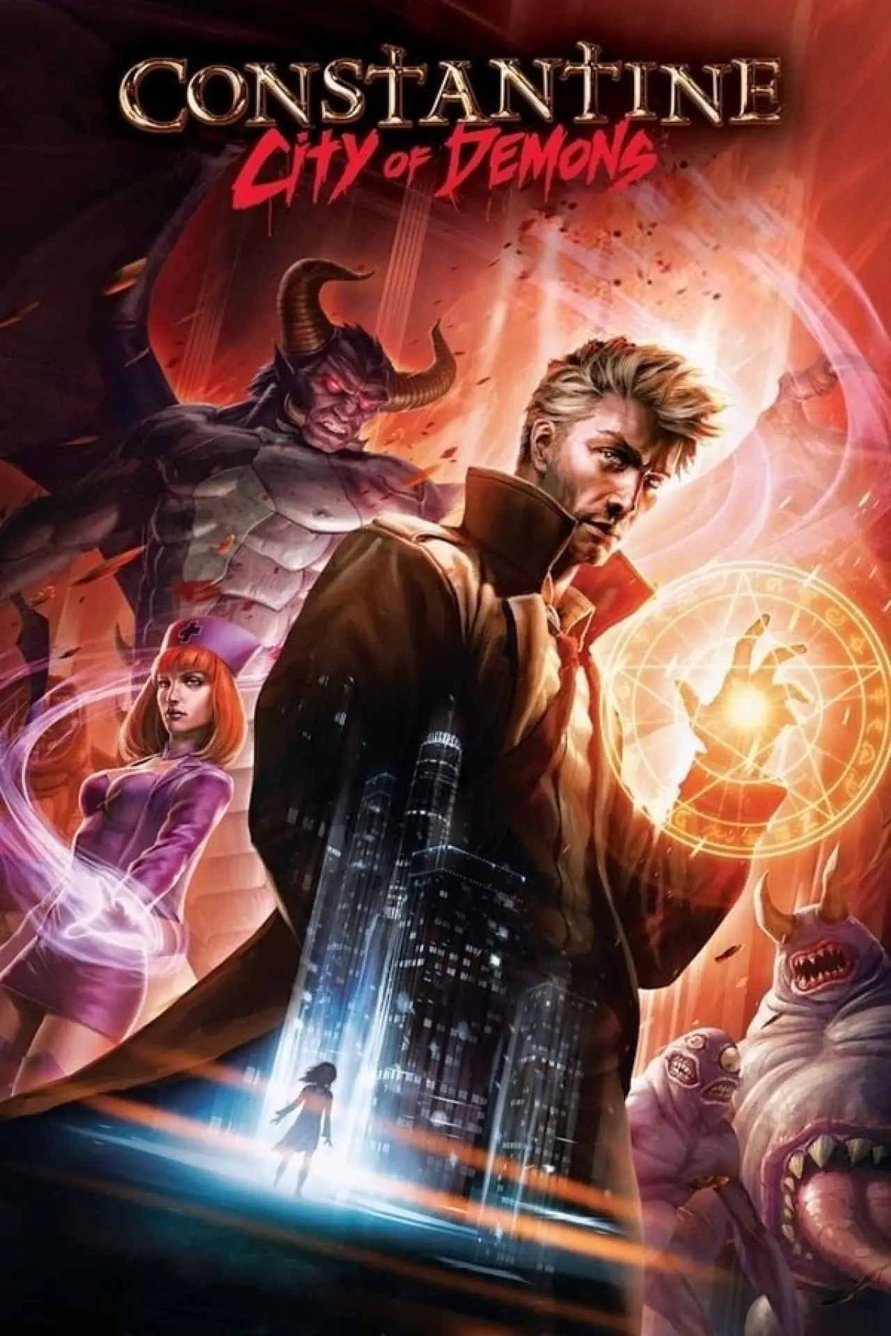 Series poster "Constantine: City of Demons"