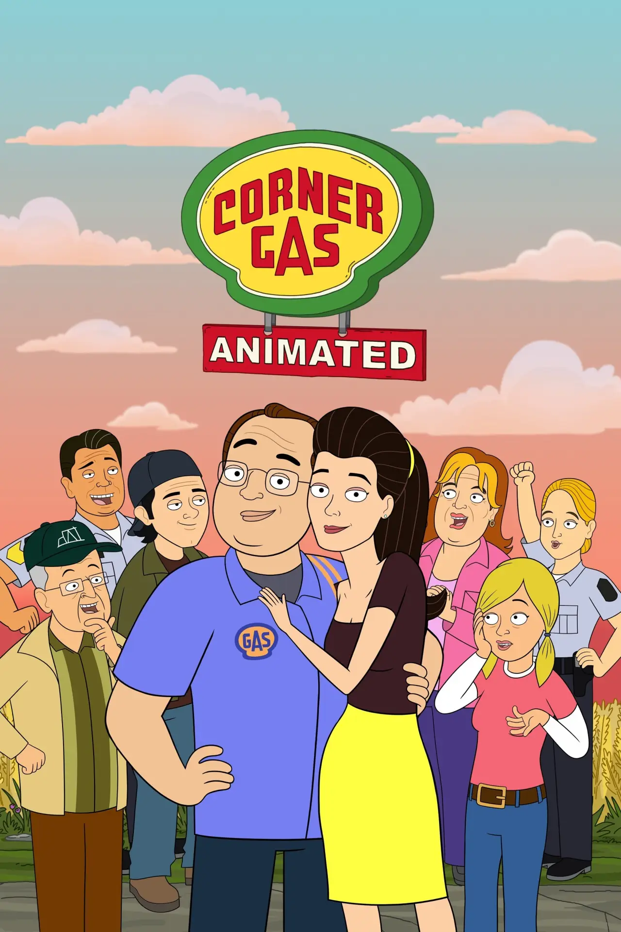 Series poster "Corner Gas Animated"