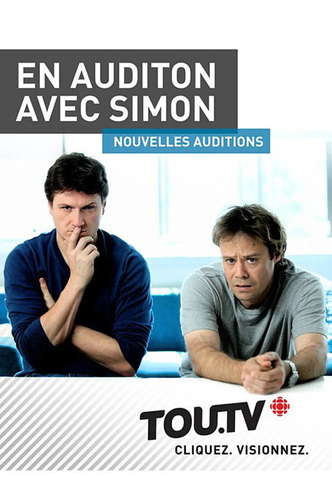 Series poster "En audition avec Simon"