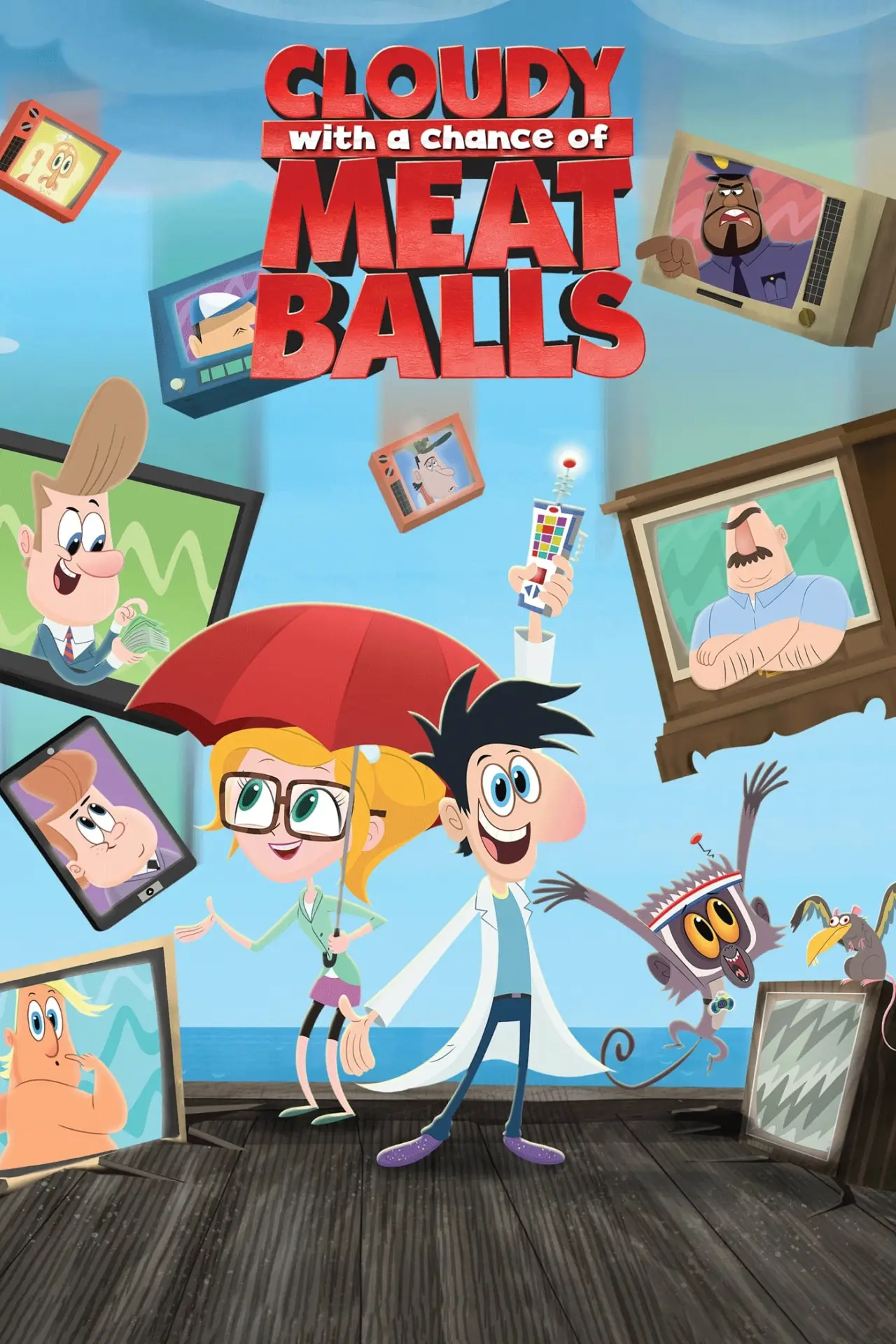 Series poster "Cloudy with a Chance of Meatballs"