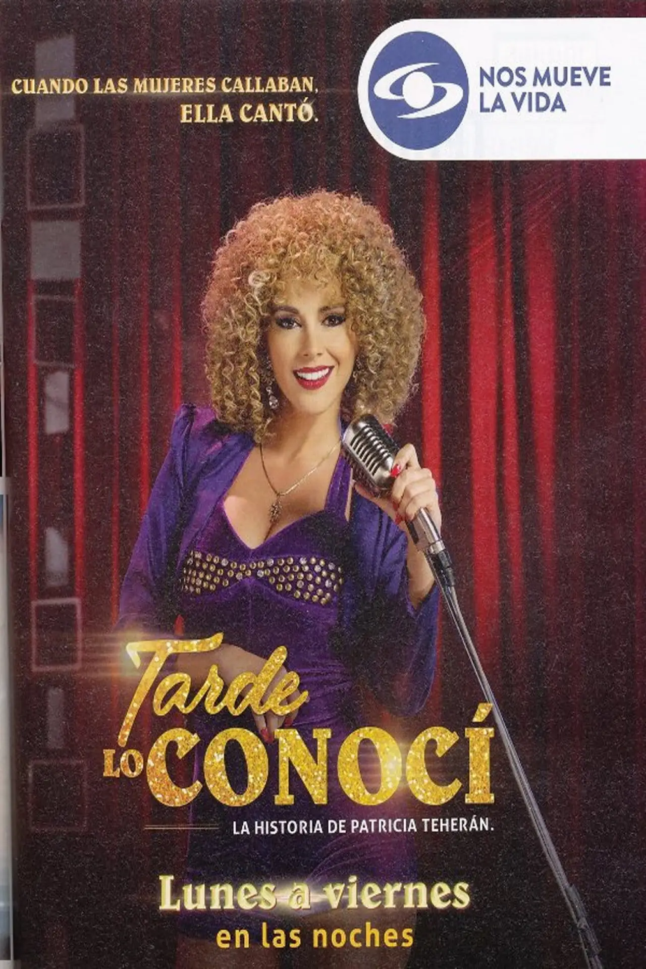Series poster "Tarde lo conocí"