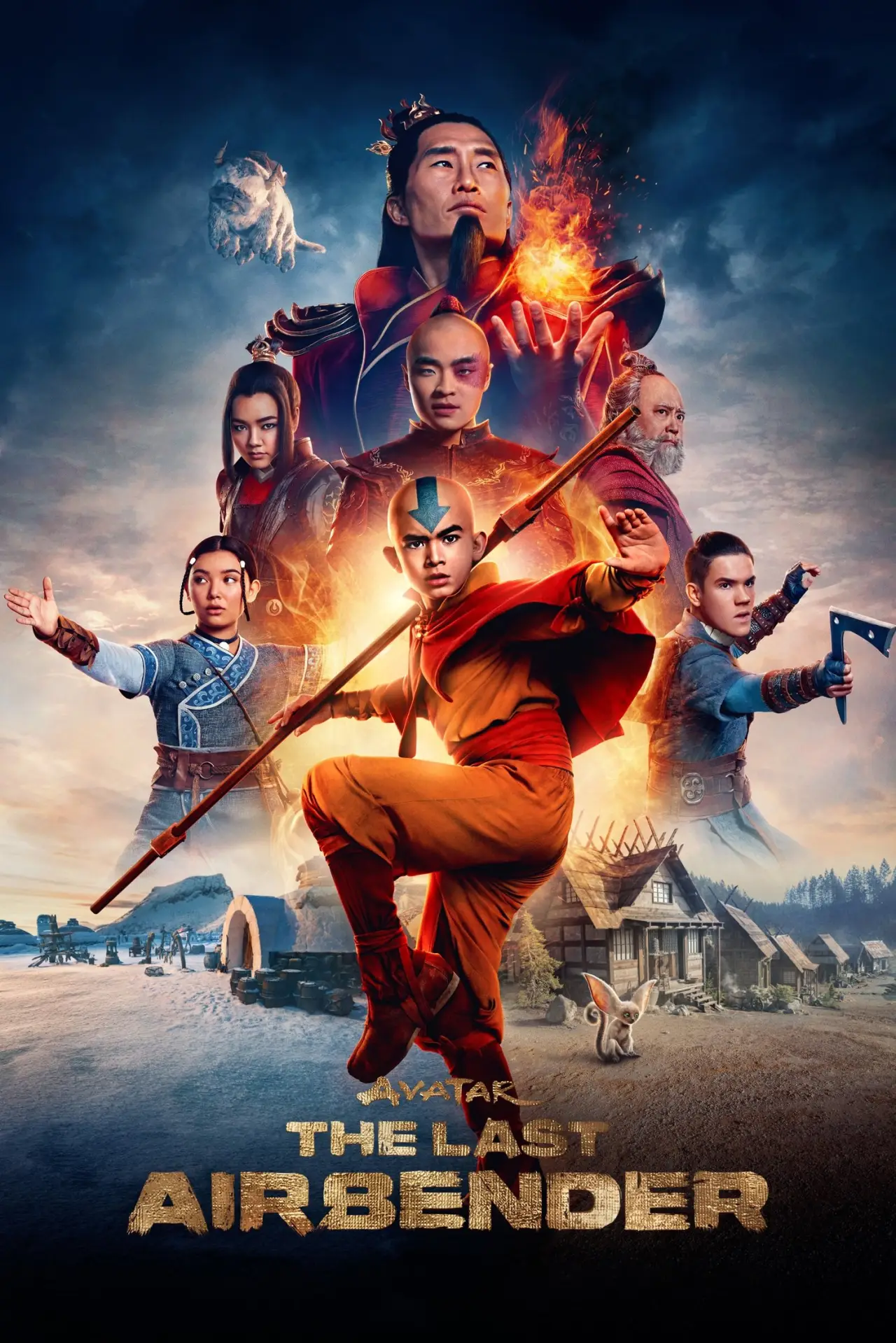 Постер к сериалу "Avatar: The Last Airbender"