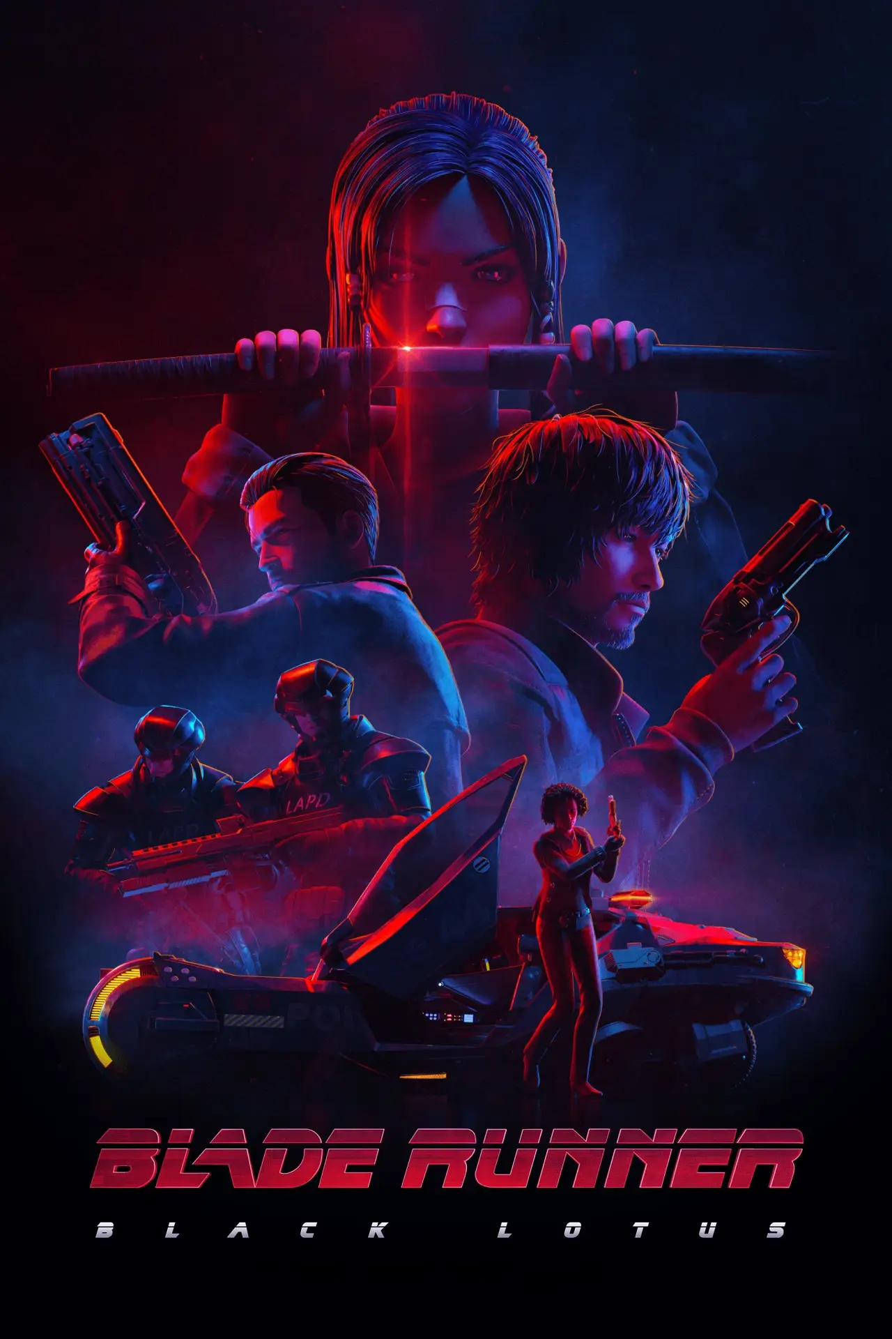 Series poster "Blade Runner: Black Lotus"