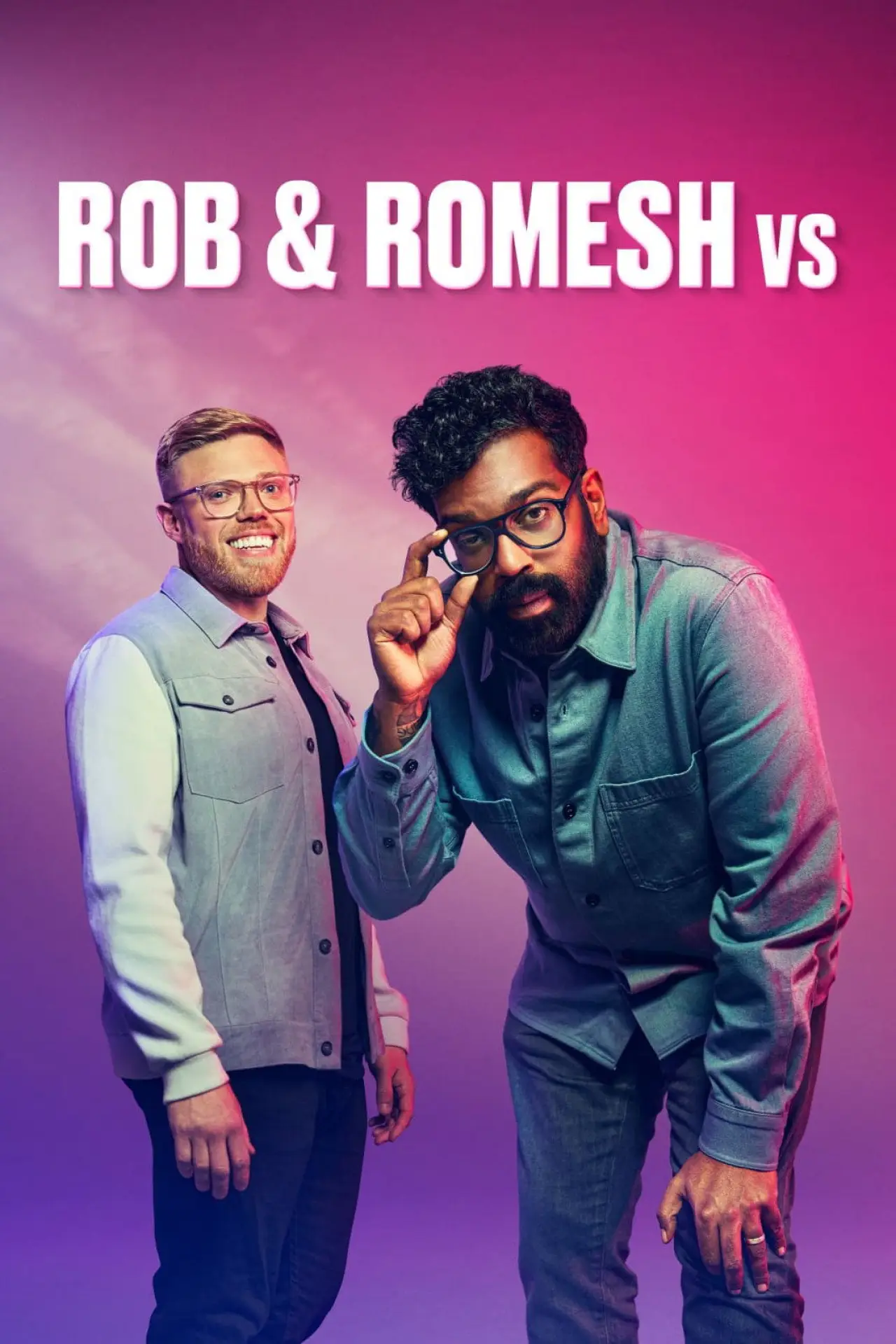 Series poster "Rob & Romesh Vs"