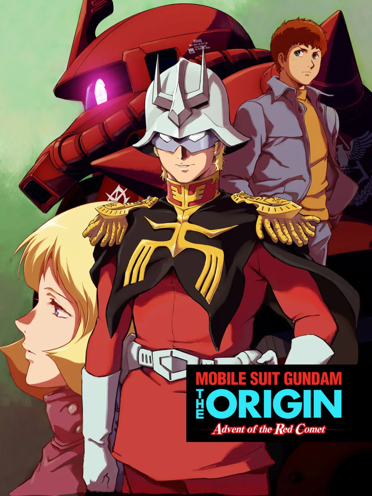Series poster "Mobile Suit Gundam: The Origin - Advent of the Red Comet"