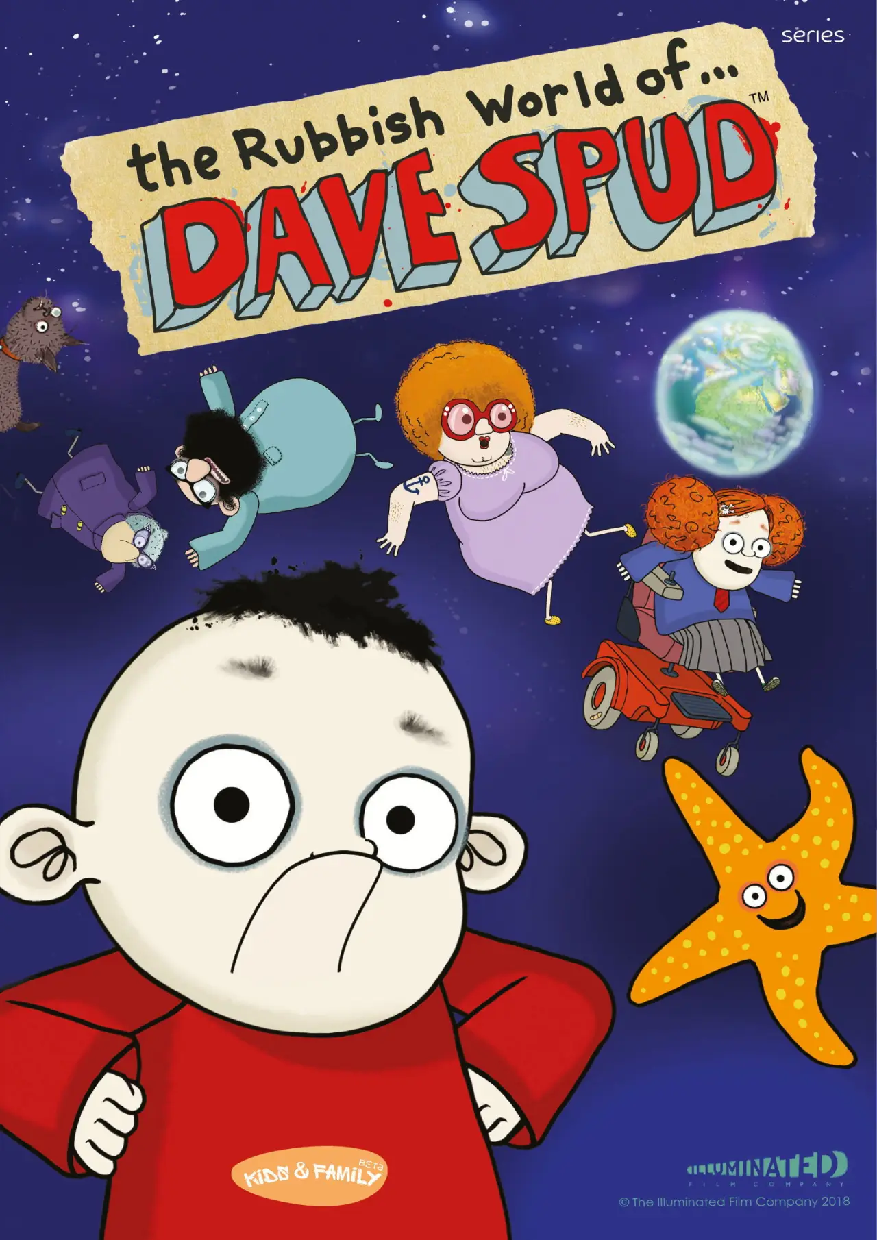 Series poster "The Rubbish World of Dave Spud"