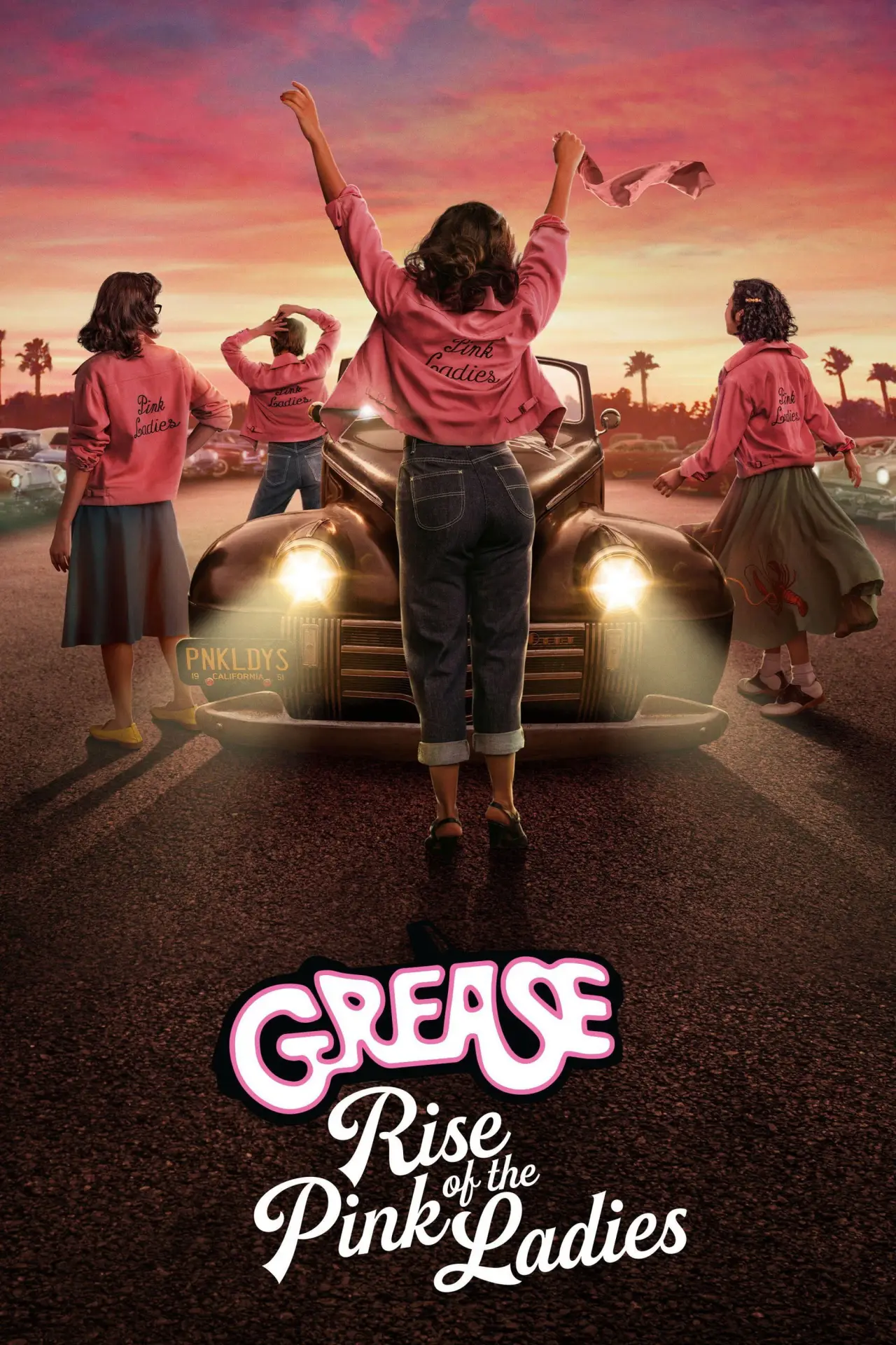 Series poster "Grease: Rise of the Pink Ladies"