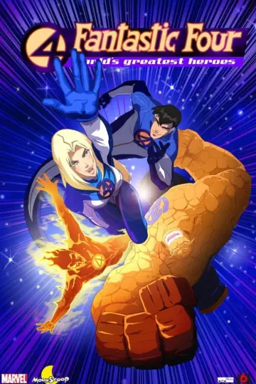 Poster for the TV series "Fantastic Four: World