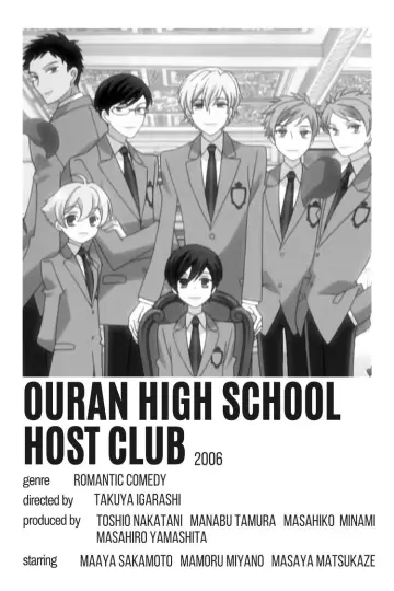 Poster к сериалу "Ouran High School Host Club" #1373170