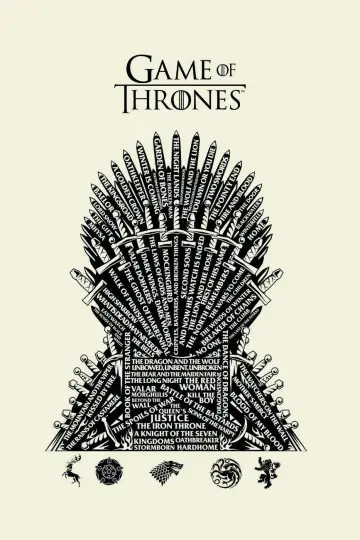 Poster for the TV series "Game of Thrones" #1213542
