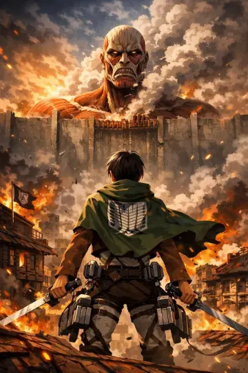 Poster к сериалу "Attack on Titan" #1309917