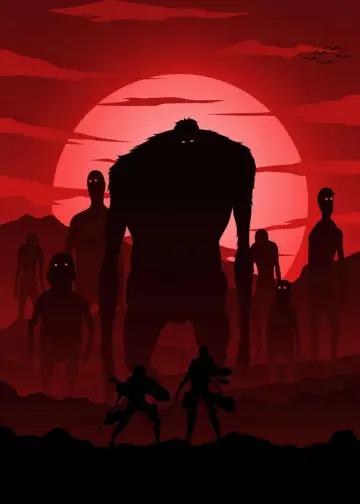 Poster к сериалу "Attack on Titan" #1309925