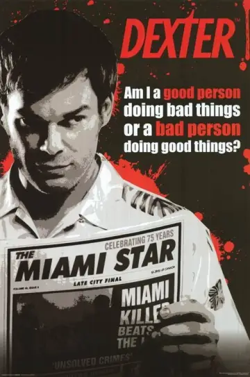 Poster for the TV series "Dexter" #1258344