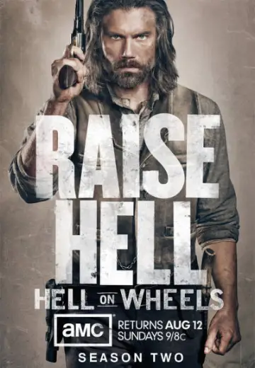 Poster for the TV series "Hell on Wheels" #1695387