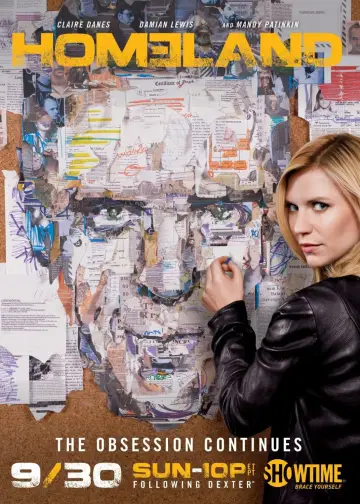 Poster for the TV series "Homeland" #1265687