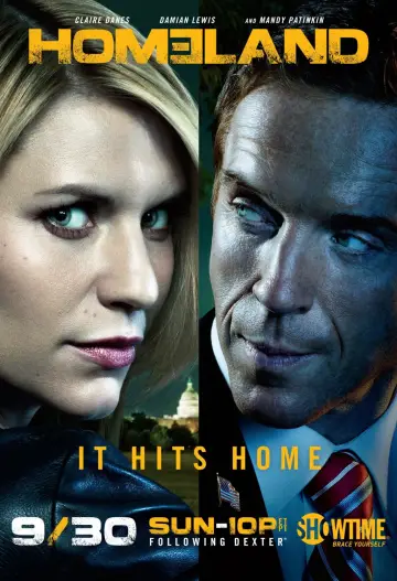 Poster for the TV series "Homeland" #1265688