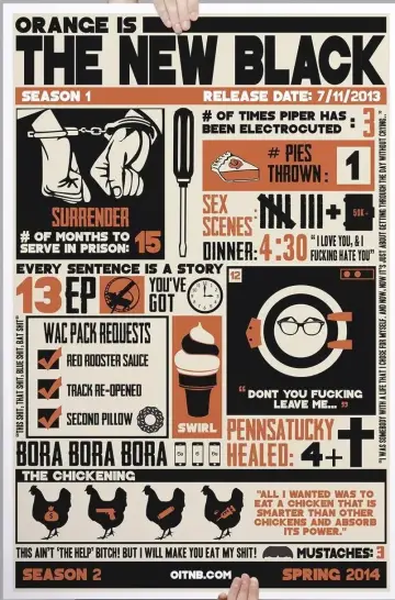 Poster for the TV series "Orange Is the New Black" #1291511