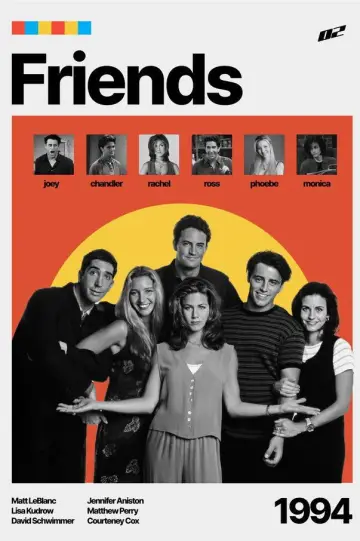 Poster for the TV series "Friends" #1655877