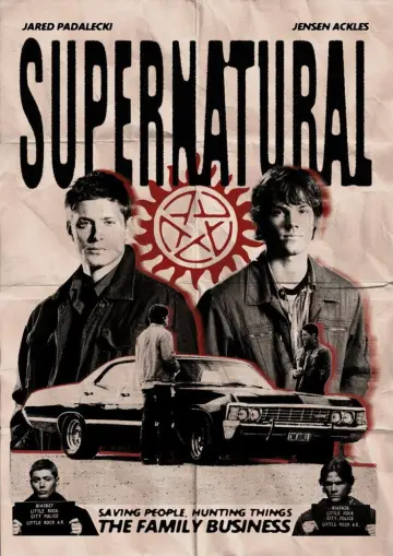 Poster for the TV series "Supernatural" #1535694