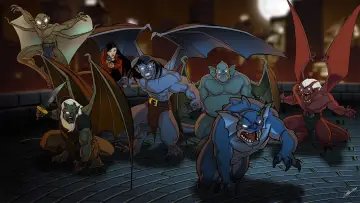 Backdrop for the TV series "Gargoyles" #1347548