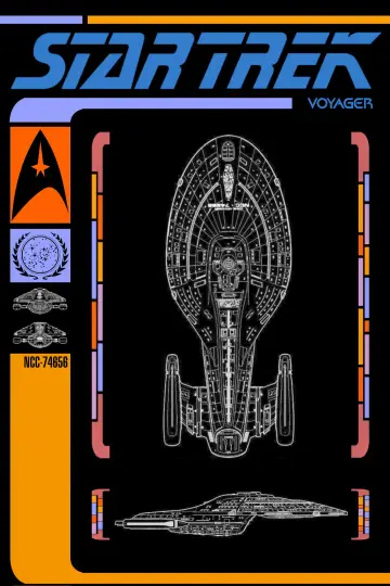 Poster к сериалу "Star Trek: Voyager" #1268196