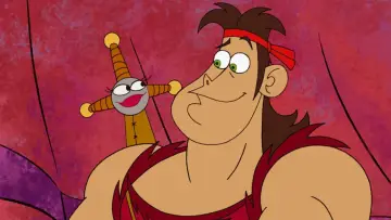 Backdrop for the TV series "Dave the Barbarian" #1661083