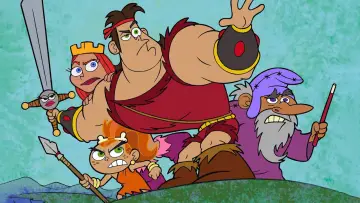Backdrop for the TV series "Dave the Barbarian" #1661086