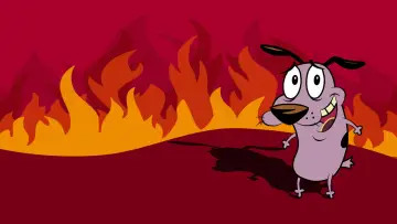 Backdrop for the TV series "Courage the Cowardly Dog" #1315880