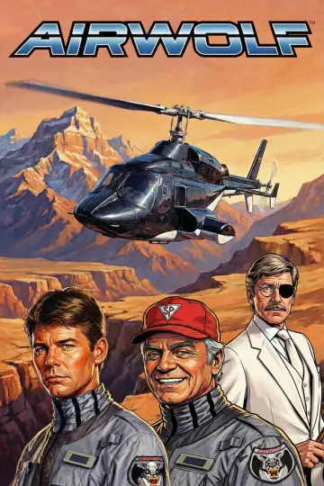 Poster for the TV series "Airwolf" #1331607