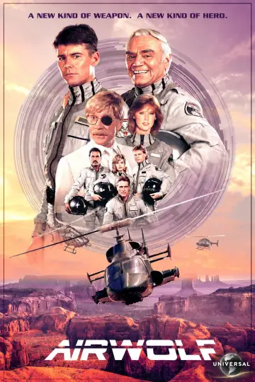 Poster for the TV series "Airwolf" #1786426