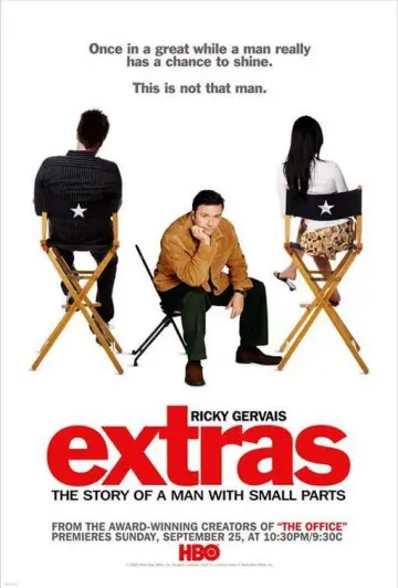 Poster for the TV series "Extras" #1418330