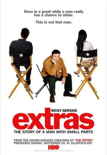 Poster for the TV series "Extras" #1726362