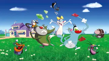 Backdrop for the TV series "Oggy and the Cockroaches" #1283242