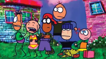 Backdrop for the TV series "Stickin