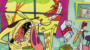 Backdrop for the TV series "Cow and Chicken" #1308986