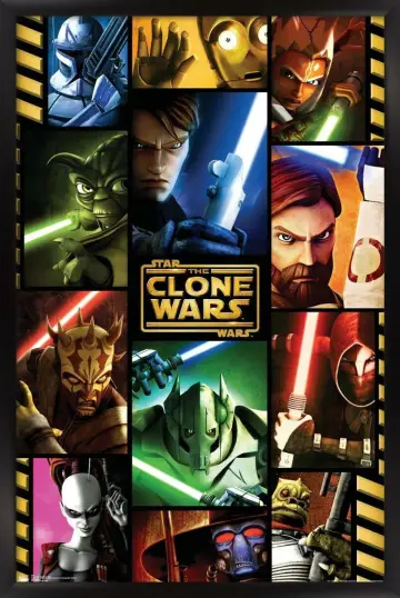 Poster к сериалу "Star Wars: The Clone Wars" #1275111