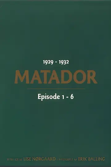 Poster for the TV series "Matador" #1820664
