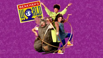 Backdrop for the TV series "Beakman