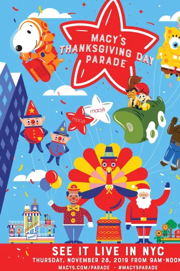 Macy's Thanksgiving Day Parade Poster