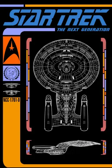 Poster к сериалу "Star Trek: The Next Generation" #1255941