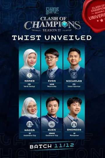 Poster for the TV series "Ruangguru Clash of Champions" #1228785
