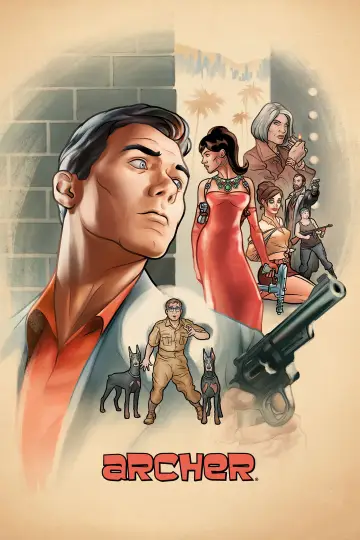 Poster for the TV series "Archer" #1675421